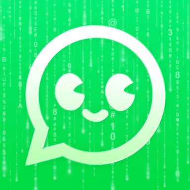 Wasim app icon — a smiling chat bubble